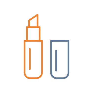 Satır ve doldurma biçimi vektör tasarımlı kozmetik şişe