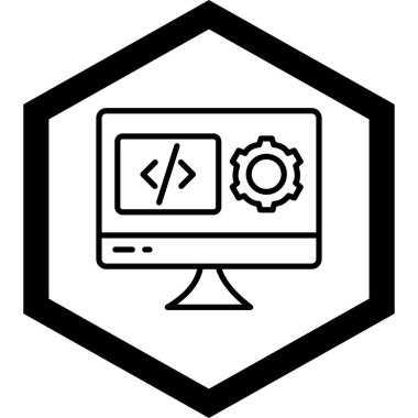 Web simgesi, vektör illüstrasyonu