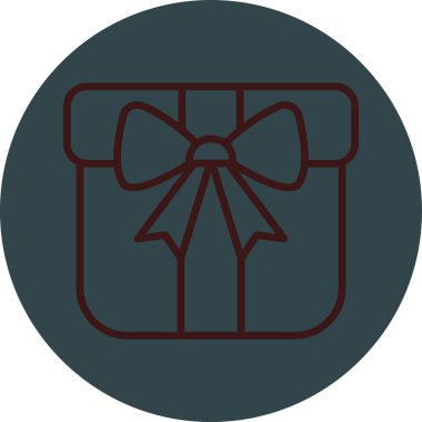 hediye simgesi vektör illüstrasyonu