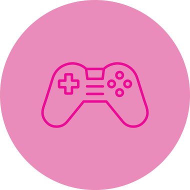 Bir oyun simgesinin vektör illüstrasyonu