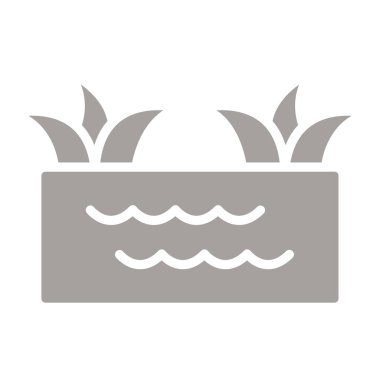 bitki simgesi vektör illüstrasyonu