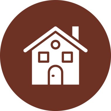 House web simgesi, vektör illüstrasyonu. Emlak sembolü 