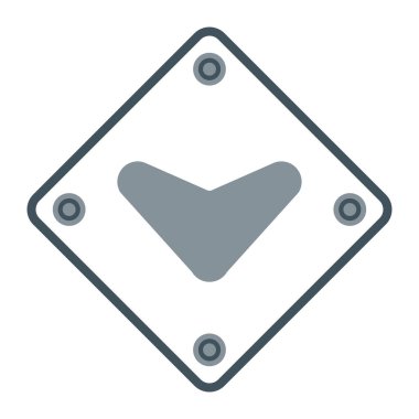 Kalp yuvarlak vektör simgesi