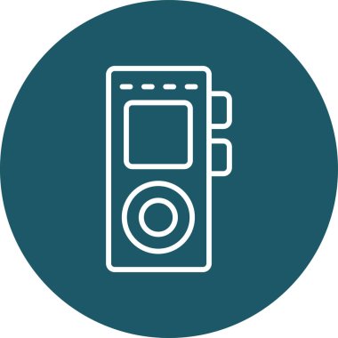 Modern simgenin vektör illüstrasyonu