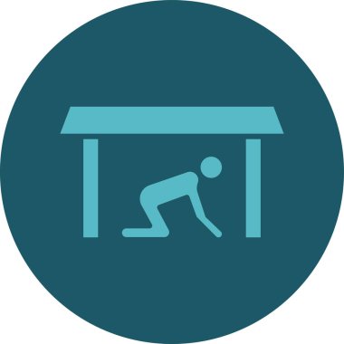 Oyun alanı simgesi vektör çizimi