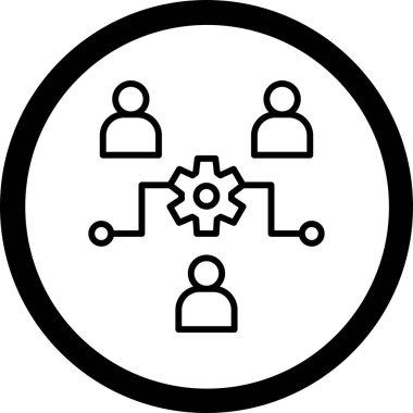 seo modern simgesinin vektör illüstrasyonu