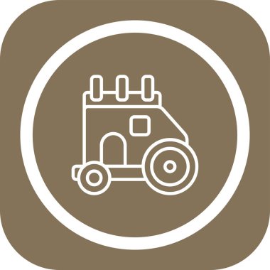 araba simgesi vektör illüstrasyonu