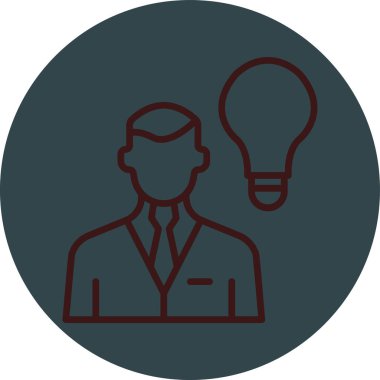 İş simgesinin vektör illüstrasyonu