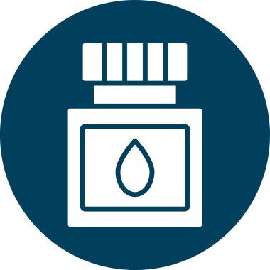 Yağ varili yuvarlanmış vektör simgesi