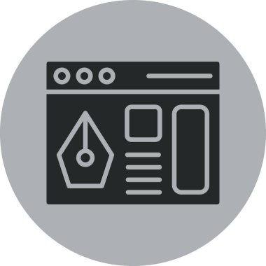 Mutfak ve ev aletleri vektör simgesi tasarımı