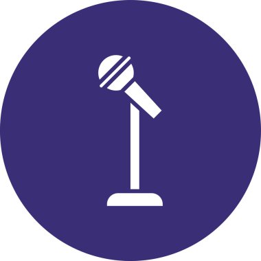 Mikrofonun vektör illüstrasyonu