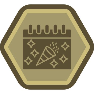 Çikolata. Web simgesi basit illüstrasyon