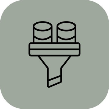 Grafik tasarımı için çember içinde yapı ve onarım simgesinin çizimi