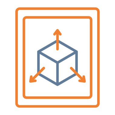 Beyaz arkaplanda izole edilmiş vektör biçiminde kutu simgesi. paketleme sembolü