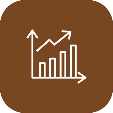 çubuk grafik vektör simgesi