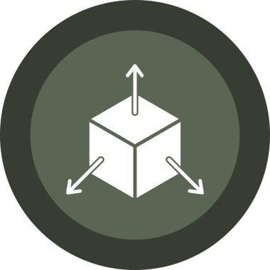 Modern bir simgenin vektör illüstrasyonu