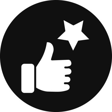 derecelendirme web simgesi, vektör illüstrasyonu