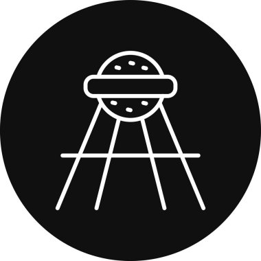 Astronomi simgesinin vektör illüstrasyonu