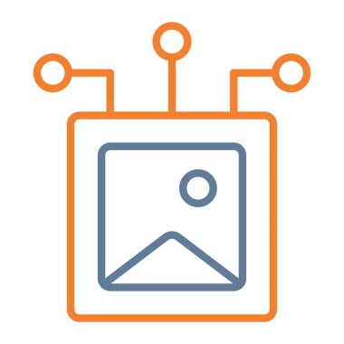 seo modern simgesinin vektör illüstrasyonu