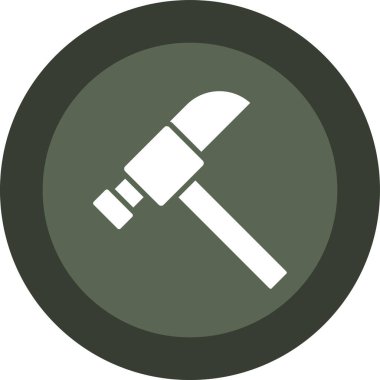 Çekiç ikonu vektör illüstrasyonu