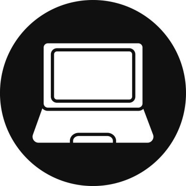 Dizüstü bilgisayar vektör simgesi