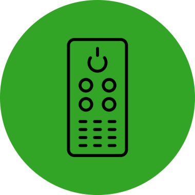 Uzaktan kumanda simge vektör çizim