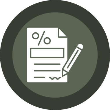 Belge. Web simgesi basit illüstrasyon