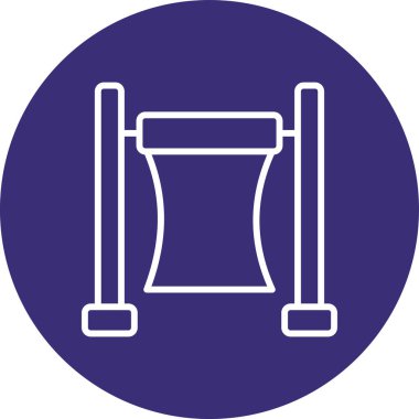 davul. Web simgesi basit illüstrasyon