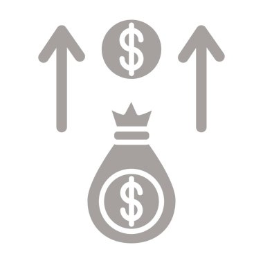 para büyüme simge vektör çizim