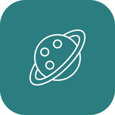 Eşsiz Uydu Vektör Satırı Simgesi