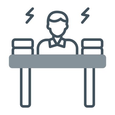 ofis yöneticisi simgesi, satır biçimi