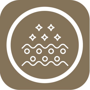 Bir uydu yıldızının vektör çizimi