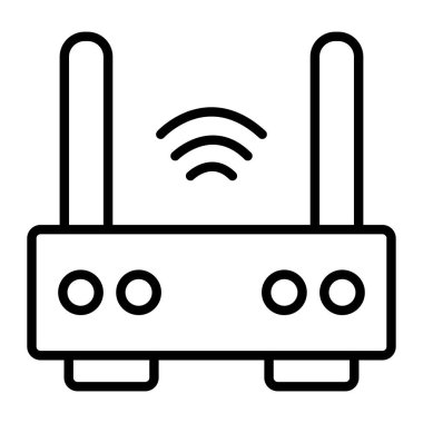 WiFi vektör satırı simgesi