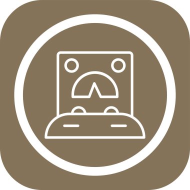 Modern b 'nin vektör illüstrasyonu eksik simgesi