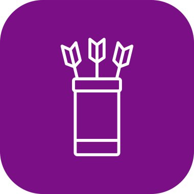 eşsiz ve çiçek vektör çizgisi simgesi