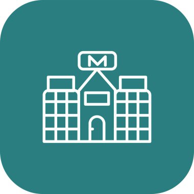 Mimari simge vektör çizim