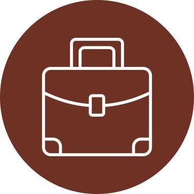 Bir valizin vektör çizimi