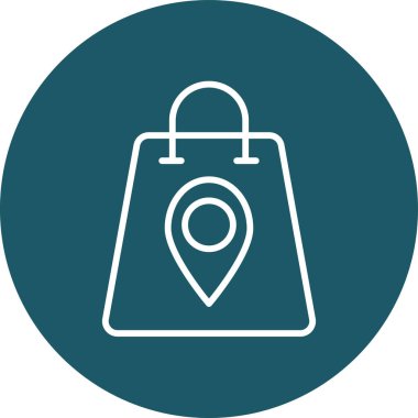 seo modern simgesinin vektör illüstrasyonu