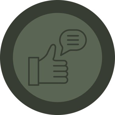 Modern bir simgenin vektör illüstrasyonu