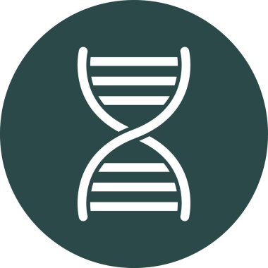 DNA simgesinin vektör illüstrasyonu