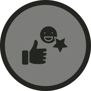 Yıldız derecesi. vektör simgesi