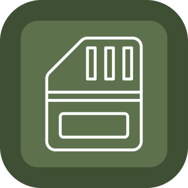 Moda Biçimli Dolap Simgesi İzole Arkaplan