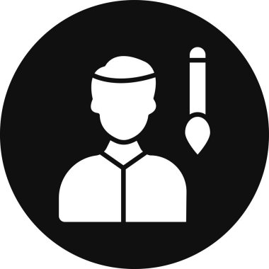 Bir adamın vektör illüstrasyonu