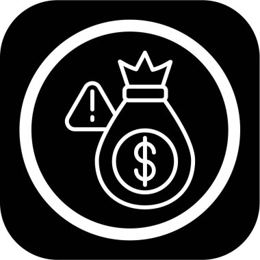 Dolar Simgesi Soyut Arkaplanda İzole Edildi