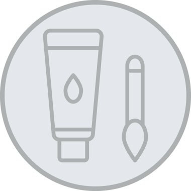 kozmetik krem kutsal kişilerin resmi, vektör çizim