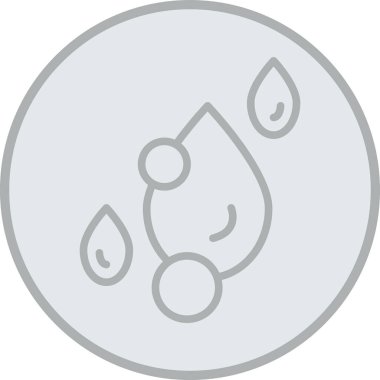 Su damlası vektör illüstrasyonu