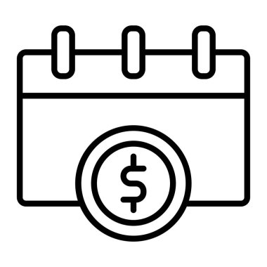 para simgesi vektör illüstrasyonu