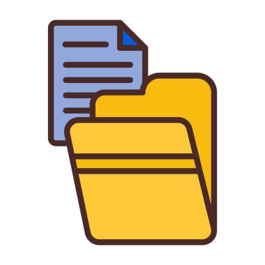 dizin vektör illüstrasyon tasarımı içeren belge dosyası