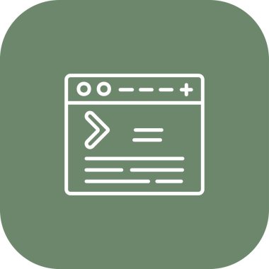 vektör tarayıcı düz simgesi