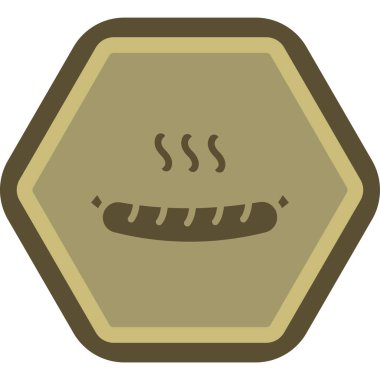 Bir kahve makinesinin vektör çizimi